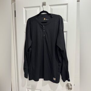 Men’s Carhartt Force Long Sleeve Tee - Black